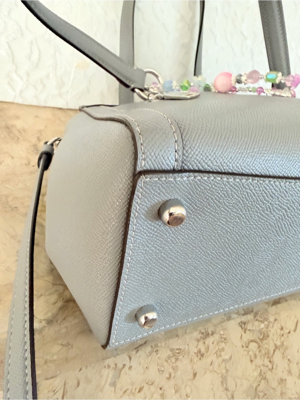 Coach Leather Kailey  In Gray - Picture 9 of 11